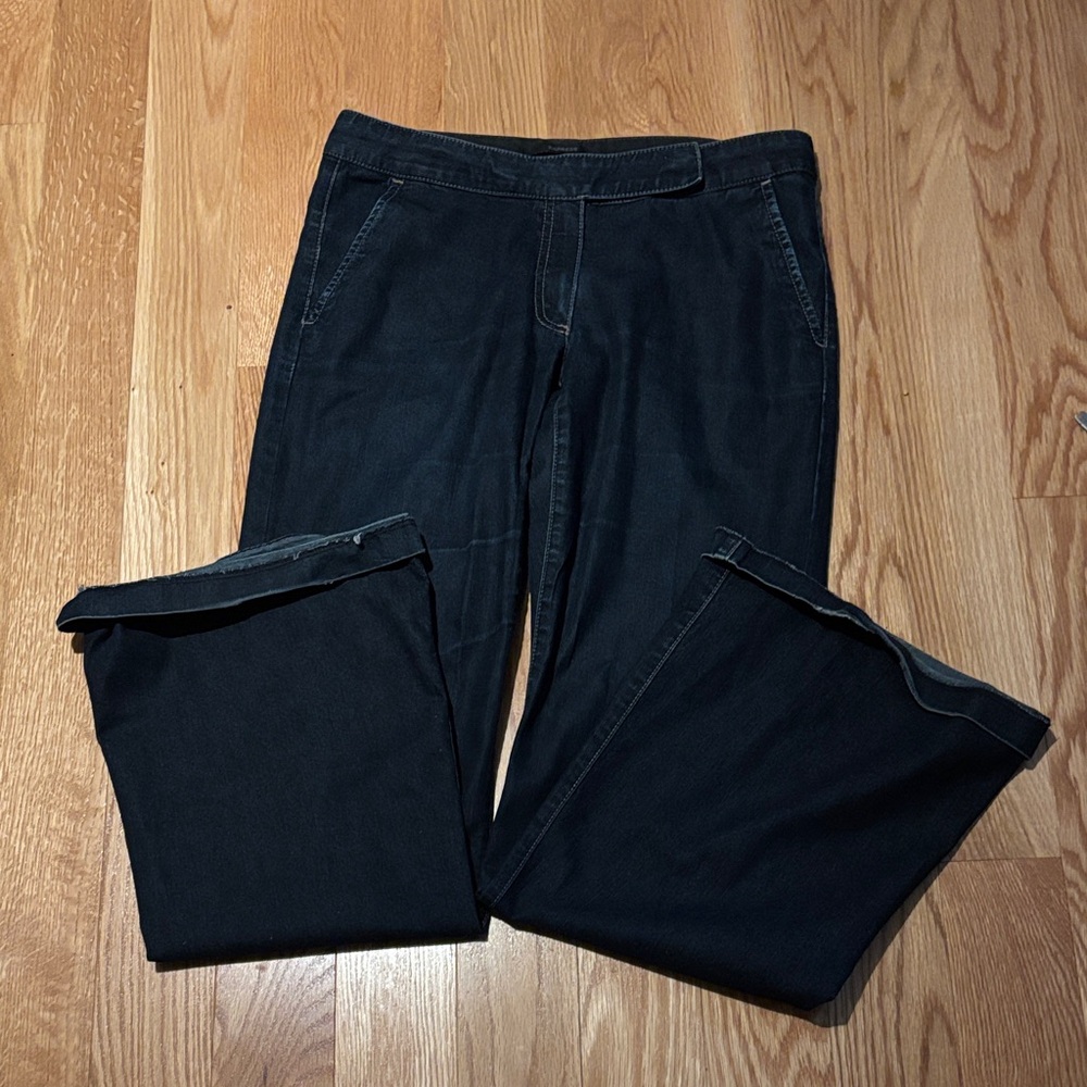Express dark blue Flare & Wide Leg Jeans